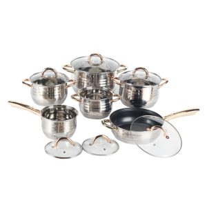 12-Piece Stainless Steel Cookware Set
