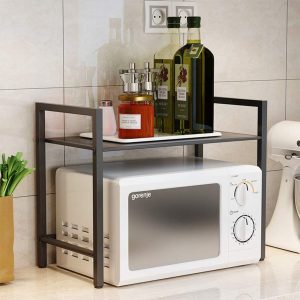 2-Tier Kitchen Microwave Storage Shelf