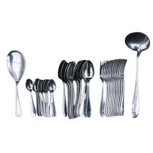 Vintage Ornate Silver 20-Piece Cutlery