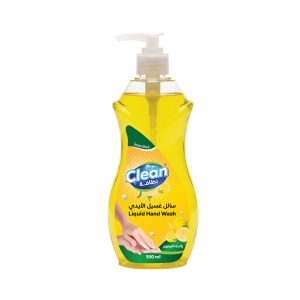 Clean Liquid Hand Wash – Lemon 500ml